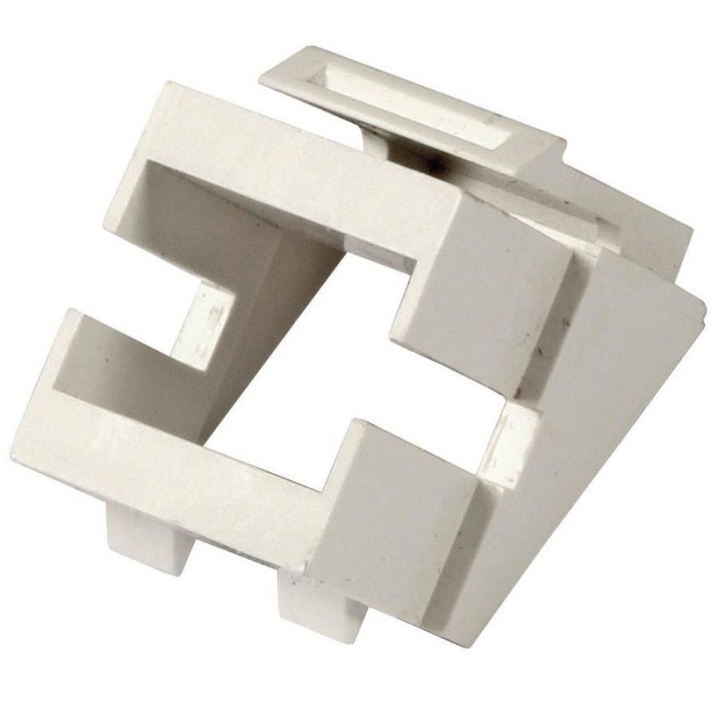 Adattatore Keystone SC/LC Simplex Bianco Adattatore Keystone SC/LC Simplex Bianco