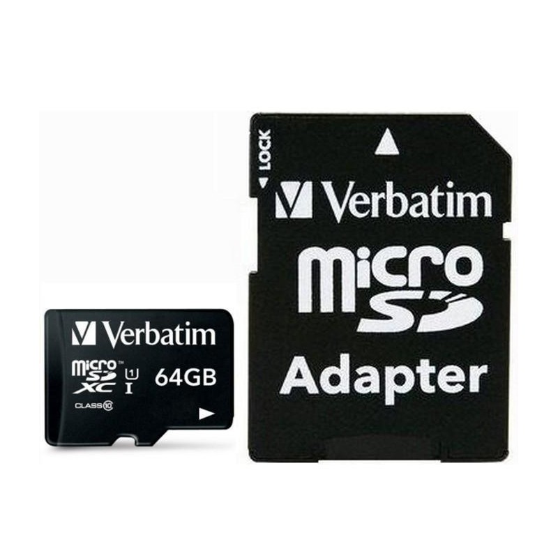 Memoria Micro SDXC 64 Gb con Adattatore - Classe 10