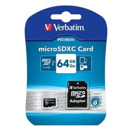 Memoria Micro SDXC 64 Gb con Adattatore - Classe 10