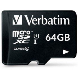 Memoria Micro SDXC 64 Gb con Adattatore - Classe 10