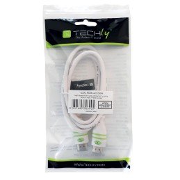 Cavo HDMI High Speed con Ethernet A/A M/M 5 m Bianco