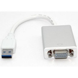 Cavo Convertitore Adattatore da USB 3.0 USB A Maschio a VGA Femmina