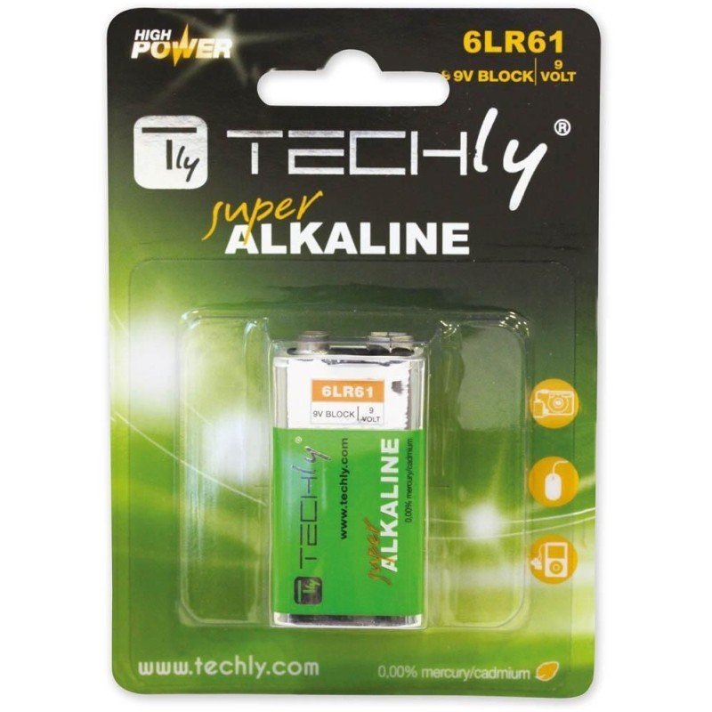 Blister 1 Batteria High Power Alcalina 6LR61 9V