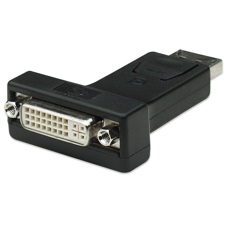 Adattatore DisplayPort DP M a DVI-I 24+5 F Adattatore DisplayPort DP M a DVI-I 24+5 F