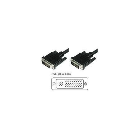Cavo Monitor DVI Analogico digitale M/M Dual Link 1,8 mt (DVI-I)