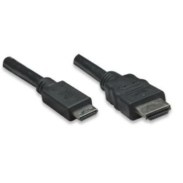 Cavo High Speed Mini HDMI a HDMI Maschio/Maschio Nero, 1,8 m
