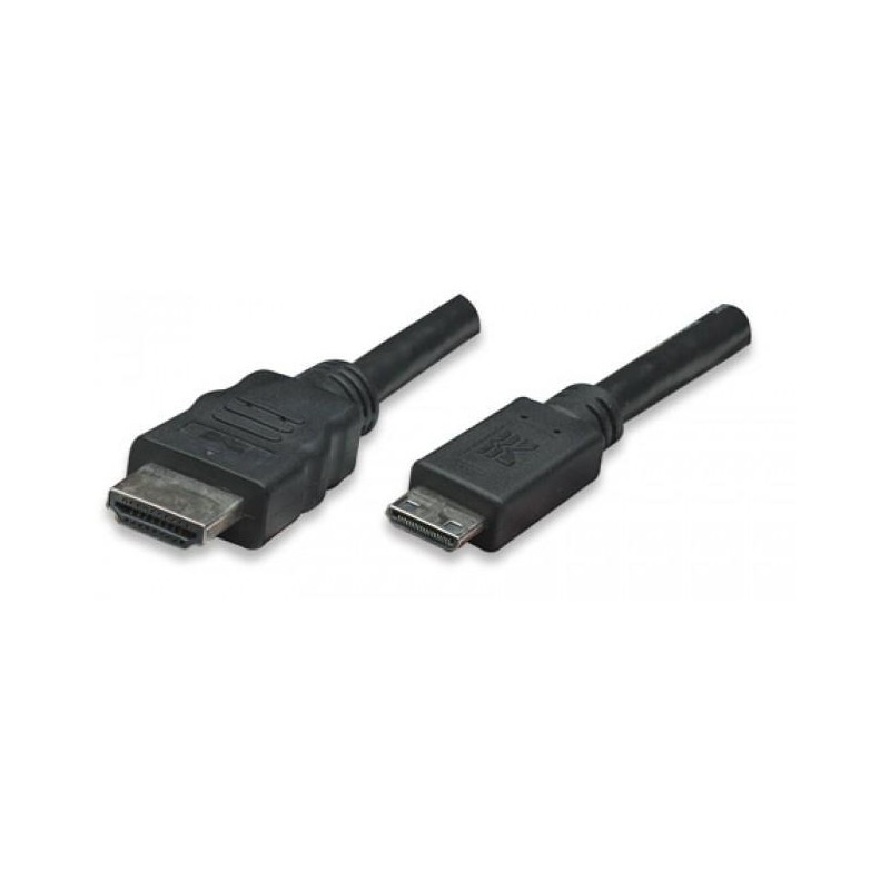 Cavo High Speed Mini HDMI a HDMI Maschio/Maschio Nero, 5,0 m Cavo High Speed Mini HDMI a HDMI Maschio/Maschio Nero, 5,0 m