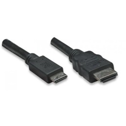 Cavo High Speed Mini HDMI a HDMI Maschio/Maschio Nero, 5,0 m