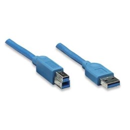Cavo USB 3.0 A maschio/B maschio 3 m blu