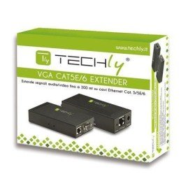 Amplificatore Extender VGA e Audio su Cavo di Rete