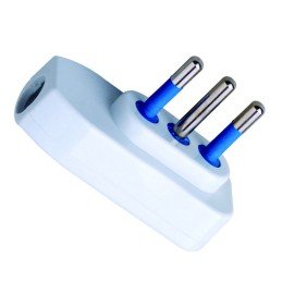 Spina ribassata 2P+T 10A Bianco
