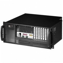 Chassis Industriale Rack 19"/Desktop 4U Ultra Compatto Nero