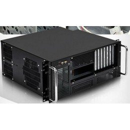 Chassis Industriale Rack 19"/Desktop 4U Ultra Compatto Nero