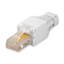 Plug Cat. 5/6 RJ45 Tooless con Copriconnettore