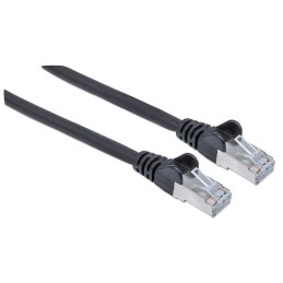 Cavo Patch Cat.7 Plug RJ45 6A S/FTP LSZH 2m Nero