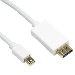 Cavo Monitor Mini DisplayPort (Thunderbolt) / HDMI 2m Bianco