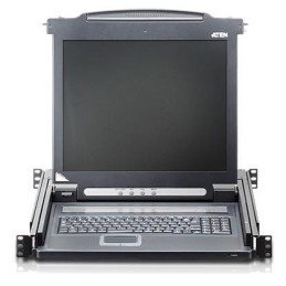 Console USB-PS2 VGA con LCD 17" da rack 19", CL1000M