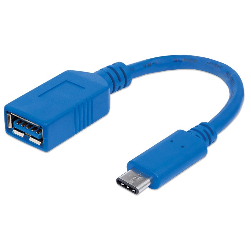Cavo Superspeed USB A Femmina USB-C™ Maschio 15cm Blu
