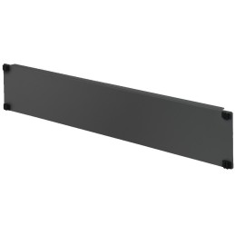 Pannello Cieco Toolless 4 Clip per Armadi Rack 19" 2U Nero