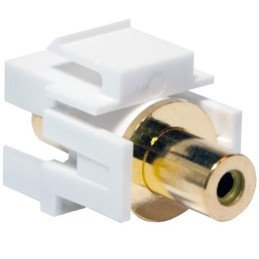 Adattatore Keystone RCA Femmina / RCA Femmina Giallo Video