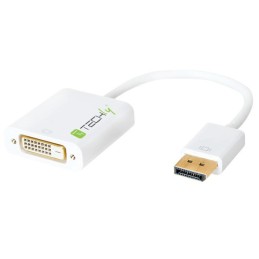 Adattatore DisplayPort 1.2 Maschio / DVI Femmina 15cm Bianco