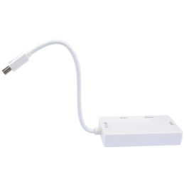 Adattatore 3 in 1 Mini DisplayPort 1.2 (Thunderbolt) a HDMI/DVI/VGA