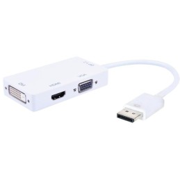 Adattatore 3 in 1 DisplayPort 1.2 a HDMI/DVI/VGA