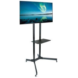 Carrello Supporto Pavimento Porta TV LCD/LED/Plasma 30"-65" Mensola