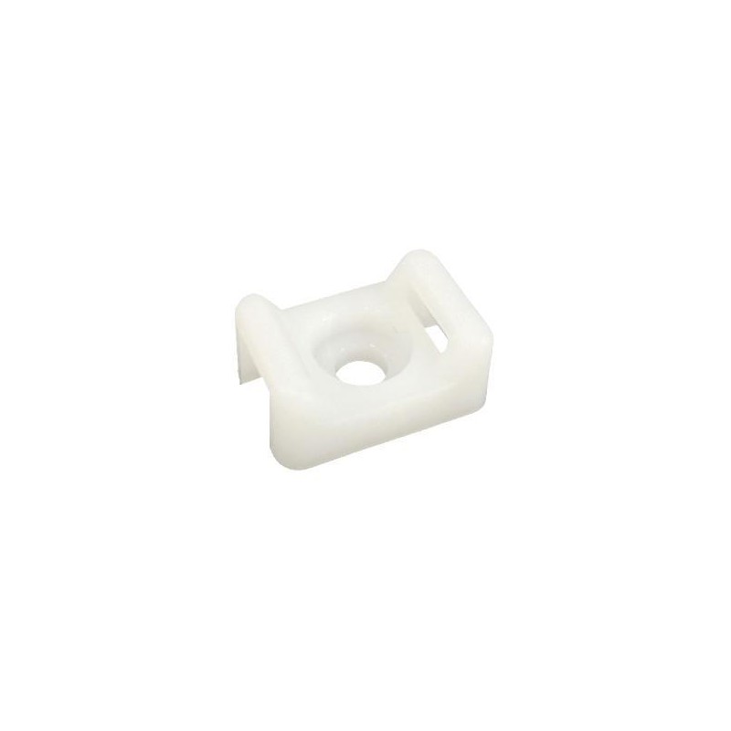 Base a Sella 17.8x12.7x8.2 mm per Fascette 100 Pz Beige Base a Sella 17.8x12.7x8.2 mm per Fascette 100 Pz Beige