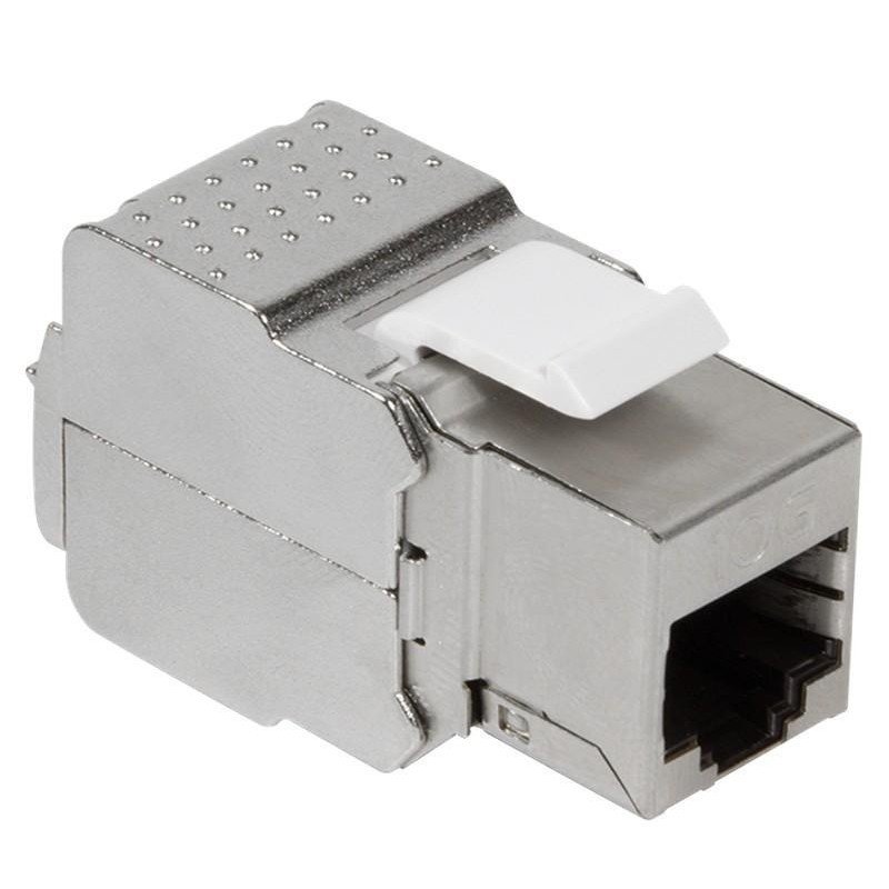 Frutto Keystone RJ45 Cat6A 10Gigabit STP 180° Toolless