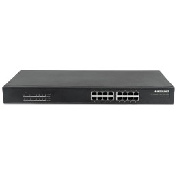 Switch Gigabit 16 Porte Ethernet PoE+ Nero