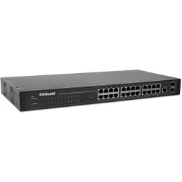 Switch 24 porte Web-Managed Gigabit Ethernet con 2 porte SFP