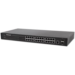 Switch 24 porte Web-Managed Gigabit Ethernet con 2 porte SFP