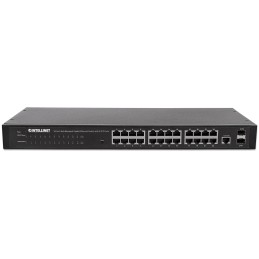 Switch 24 porte Web-Managed Gigabit Ethernet con 2 porte SFP