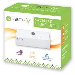 Switch Hub 10/100 Mbps Fast Ethernet 5 Porte