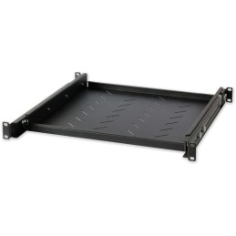 Mensola per Rack 19" Estraibile da 1H 415mm Nero