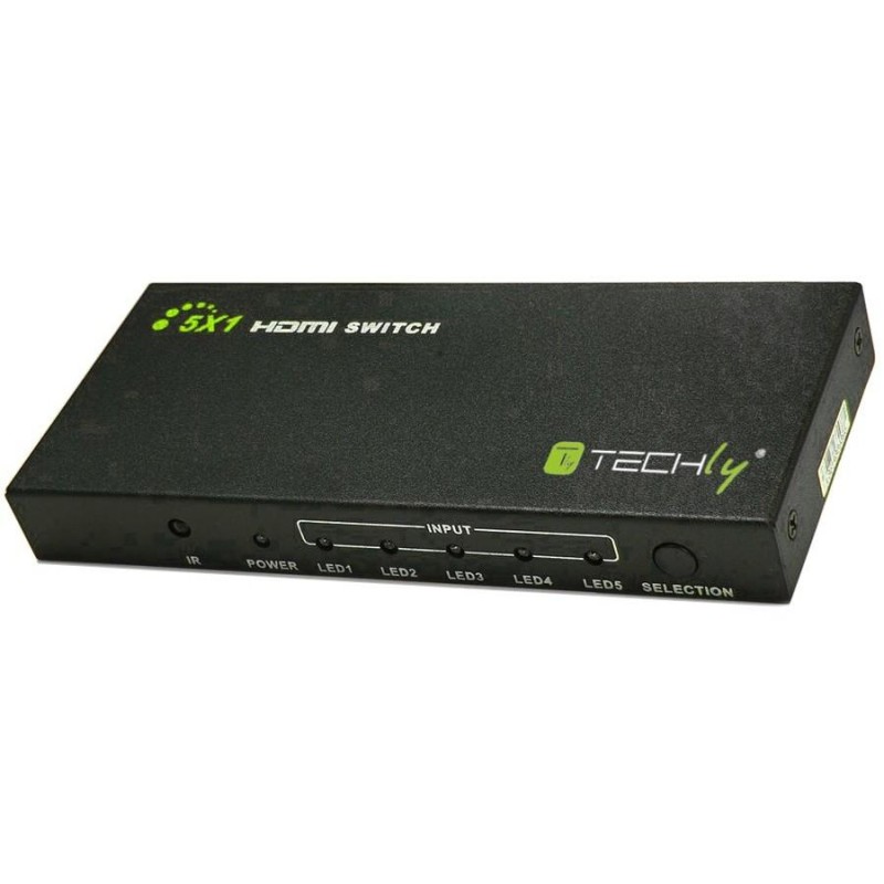 Switch HDMI 5 IN 1 OUT con Telecomando 4K UHD 3D Switch HDMI 5 IN 1 OUT con Telecomando 4K UHD 3D