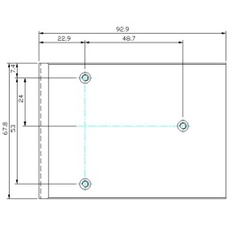 Convertitore RJ45 10/100 con modulo SFP Fast ethernet Monomodale