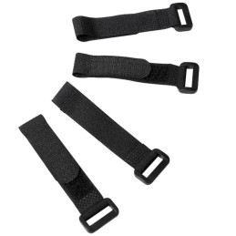 Fascette Fermacavo Nero in Velcro Set da 10 pz