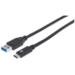 Cavo USB 3.2 Gen2 A Maschio / USB-C™ Maschio 1m Nero
