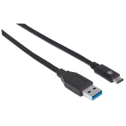 Cavo USB 3.2 Gen2 A Maschio / USB-C™ Maschio 1m Nero