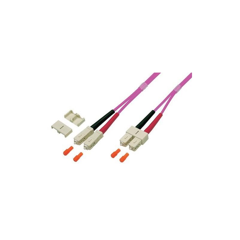 Cavo Fibra Ottica Multimodale OM4 SC/SC 50/125 10 m Cavo Fibra Ottica Multimodale OM4 SC/SC 50/125 10 m