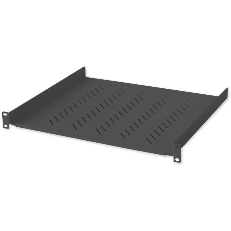Mensola per Rack 19'' 400 mm 1U Nera 2 punti Mensola per Rack 19'' 400 mm 1U Nera 2 punti