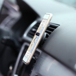 Supporto Magnetico da Auto per Smartphone e Tablet Nero