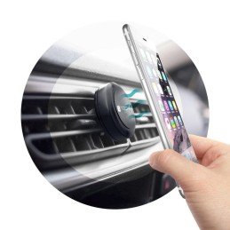 Supporto Magnetico da Auto per Smartphone e Tablet Nero