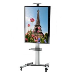 Supporto a Pavimento con una Mensola Trolley TV LCD/LED/Plasma 37-70"