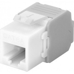 Frutto Keystone RJ45 Cat6A UTP 500MHz Bianco