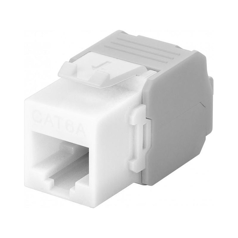 Frutto Keystone RJ45 Cat6A UTP 500MHz Bianco