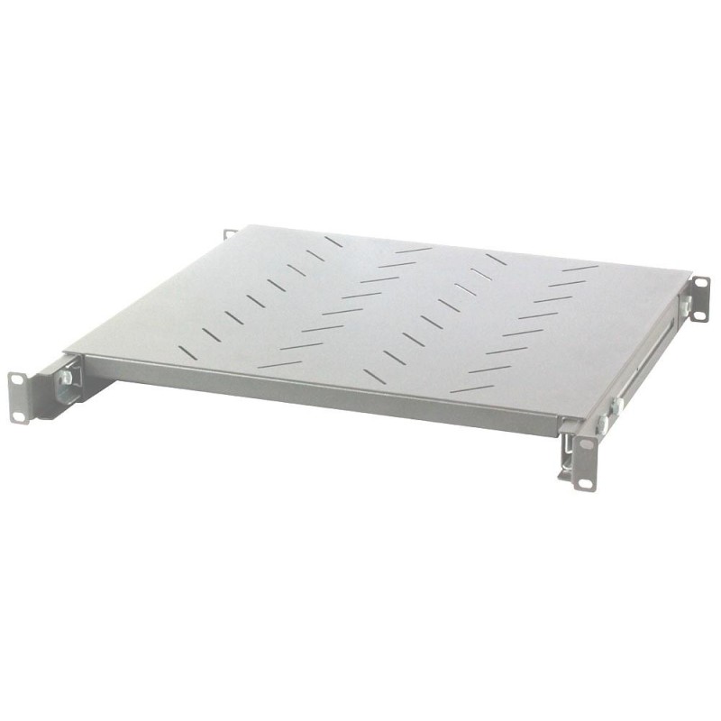 Mensola per Rack 19" Estraibile da 1H 415mm Grigio Mensola per Rack 19" Estraibile da 1H 415mm Grigio