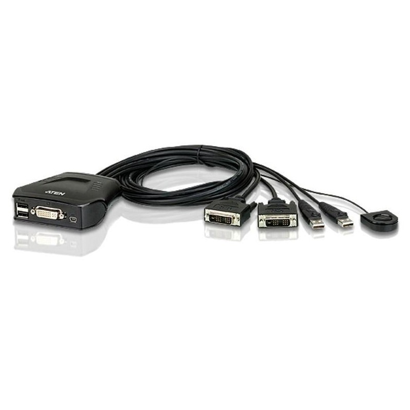 Switch KVM USB DVI a 2 Porte, CS22D Switch KVM USB DVI a 2 Porte, CS22D